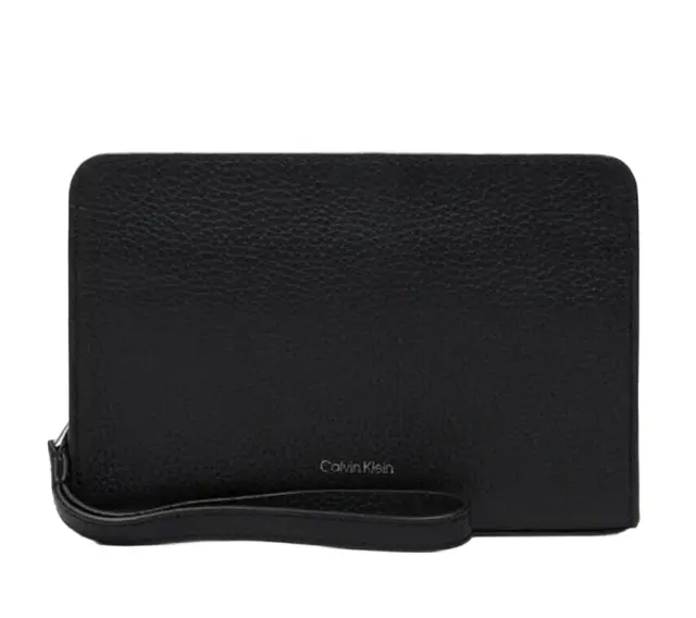 Calvin Klein ανδρικό δερμάτινο τσαντάκι χειρός/νεσεσέρ LV04D1153G-1 - OS