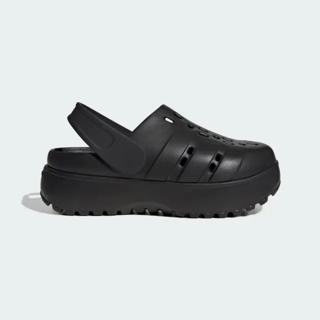 Adidas Adilette Platform Clogs Black - 37