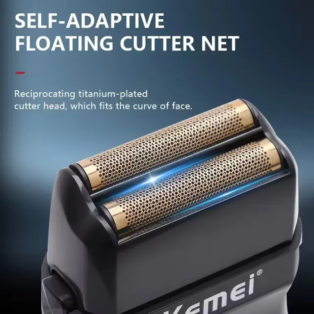 Kemei Ξυριστική Μηχανή Foil Επαναφορτιζόμενη με LED Οθόνη KM-T420 - Rechargeable Foil Shaver with LED Display 069257 2