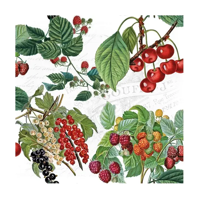 Χαρτοπετσέτα για decoupage, 1τεμ, Fresh Fruits