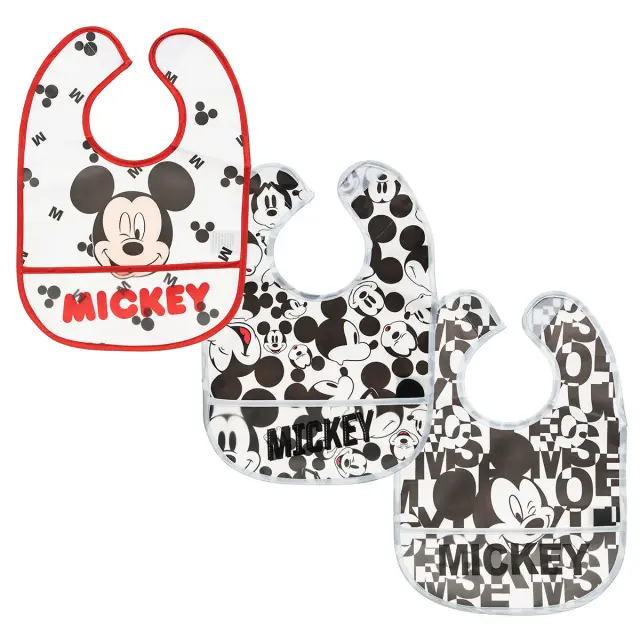 Σαλιάρες σετ 3τμχ Disney Mickey Mouse