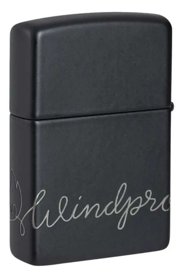 Zippo Αναπτήρας - 48979 Black Logo 2