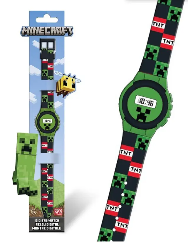 Minecraft TNT ψηφιακό ρολόι
