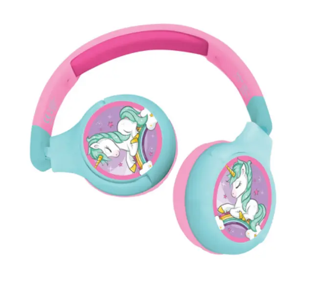 Lexibook - UNicorN - 2 iN 1 Bluetooth foldable HeadphoNes HPBT010UNI