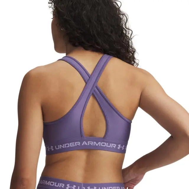 Under Armour Women's Crossback Mid Bra Μωβ 1361034-520 (Under Armour) 2