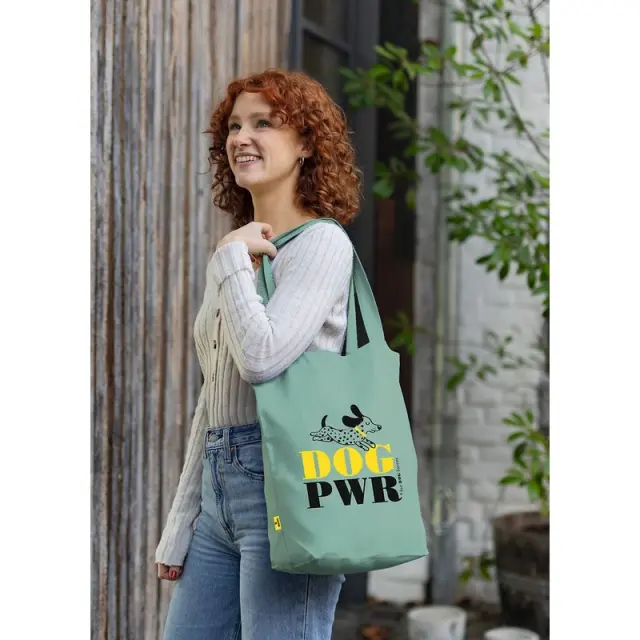 Moses Πάνινη Τσάντα / Big Cotton Shopping Bag: Dog PWR 3