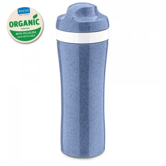 Koziol Oase Organic Water Bottle 425ml - Μπλε