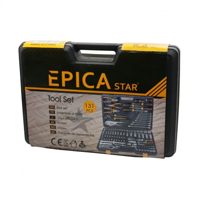 ΣΕΤ ΒΑΛΙΤΣΑΚΙ ΕΡΓΑΛΕΙΩΝ 131ΤΜΧ EPICA STAR TO-EP-60510 2