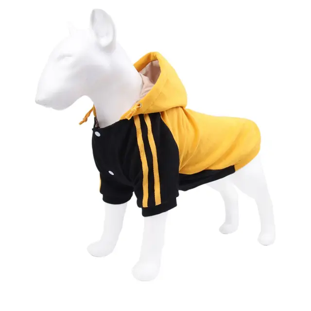 Τζάκετ Μοντέρνο Hoodie Κίτρινο - Λαιμός: 35cm / Στήθος: 51cm