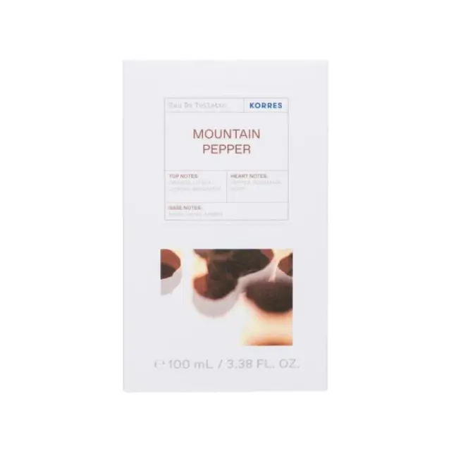 Korres Mountain Pepper Eau De Toilette Ανδρικό Άρωμα, 100ml 2