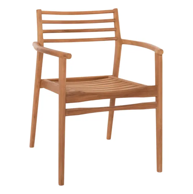 ΠΟΛΥΘΡΟΝΑ FB99936 ΜΑΣΙΦ ΞΥΛΟ TEAK ΣΕ ΦΥΣΙΚΟ 59x60x78,5Υ