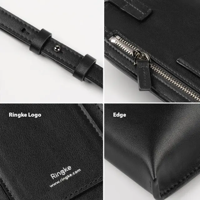 Ringke Mini Cross Bag Δερματίνη Μαύρο 3