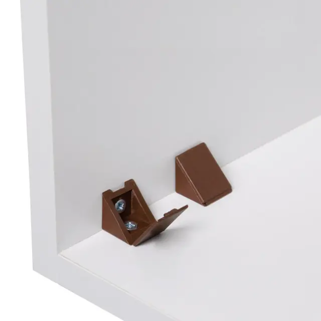 Γωνία Σύνδεσης 35x25x25x25mm Πλαστικό Καφέ 3