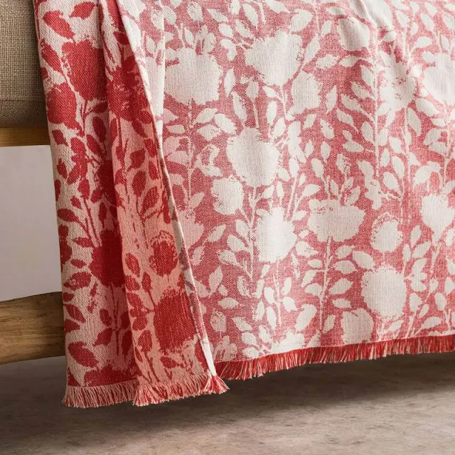 Ριχτάρι Τετραθέσιου 180X350 GOFIS HOME ROSEFIELD Κόκκινο 201/02 3