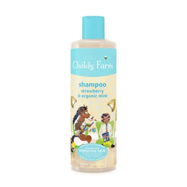 Childs Farm Βιολογικό Παιδικό Σαμπουάν "Organic" με Μέντα / Φράουλα για Εύκολο Χτένισμα σε Μορφή Gel 500ml