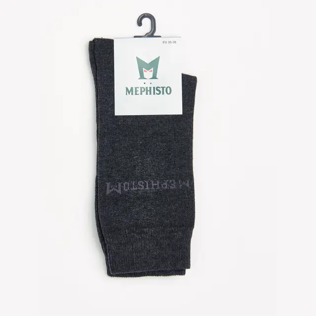 Mephisto Κάλτσες Unisex 80% Βαμβάκι 17% Πολυαμίδιο 3% Ελαστικό Γκρί MEP/SOLE D/GREY