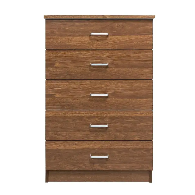 Συρταριέρα DRAWER Καρυδί MDF 60x40x97cm