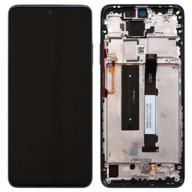 Οθόνη με Touch Screen & Μεσαίο Πλαίσιο Xiaomi Mi 10T Lite 5G Γκρι (Original) N57121