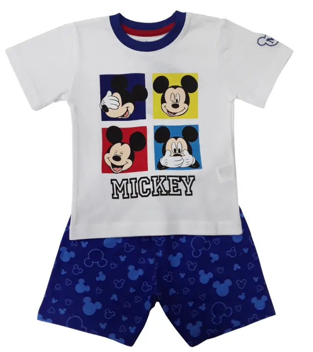 Πιτζάμα Καλοκαιρινή Mickey White Blue 80101980001 - 5 Y (110cm)