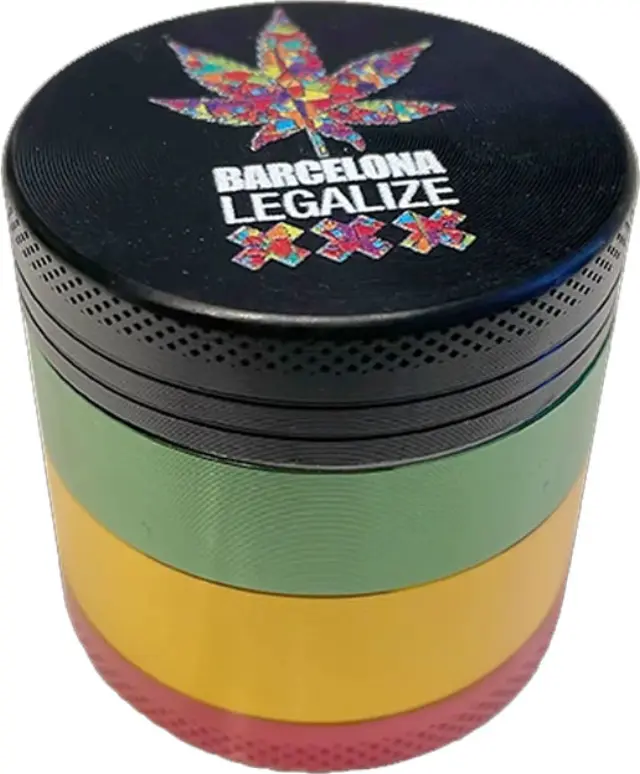 Grinder Τρίφτης Αλουμινίου 40mm Barcelona Legalize - 4 Parts