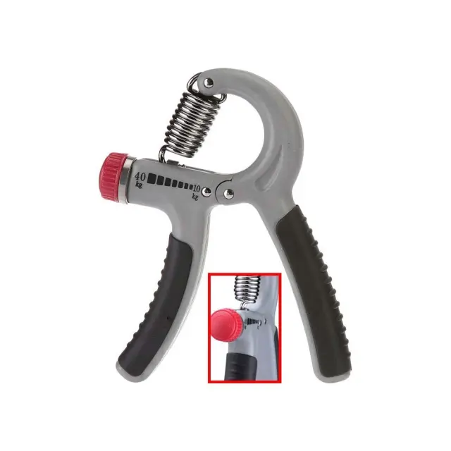 Amila Adult Training Adjustable 10-40kg Hand Grip Γκρι 44076 (Amila) - One Size
