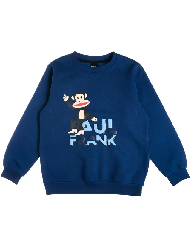 Μπλούζα φούτερ Paul Frank με ανάγλυφο σχέδιο