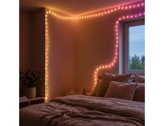 400 Smart LED RGB Twinkly Dots (TWD400STP-TEU), 20 Μέτρα, με Διάφανο Καλώδιο, Bluetooth, WiFi, Dimmer Και Έλεγχο μέσω Κινητού ΤηλεφώνουTWD400STP-TEU
