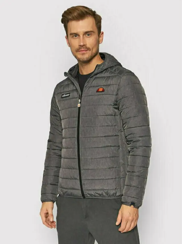ELLESSE CORE LOMBARDY PUFFER-ΜΠΟΥΦΑΝ ΑΝΔΡΙΚΟ GREY MARL