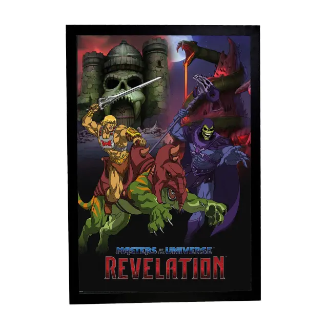 Αφίσα Masters Of The Universe Revelation 61x91,5εκ Κορνίζα Ξύλινη Χρώμα Μαύρο Με Ακρυλικό Τζάμι Άθραυστο K1041-69