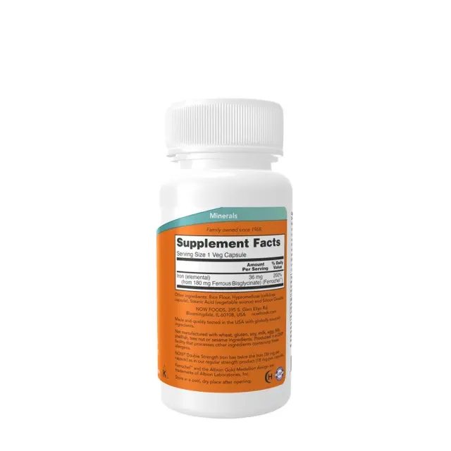Now Foods Iron 36 mg Ferrochel(R) 2