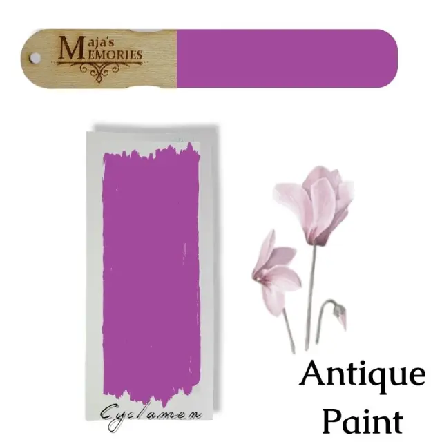 Χρώμα-εφέ πατίνας Antique Paint Maja's Memories, 150ml, Cyclamen