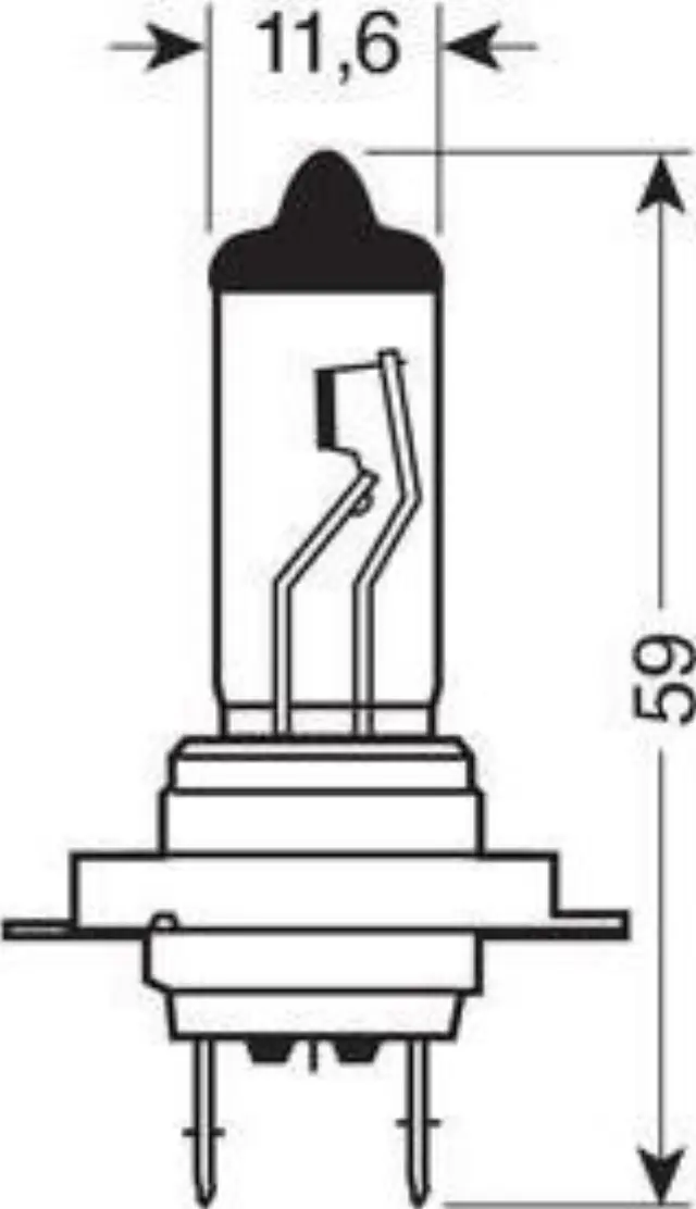 Lampa H7 Halogen 24V 1τμχ 98213 2