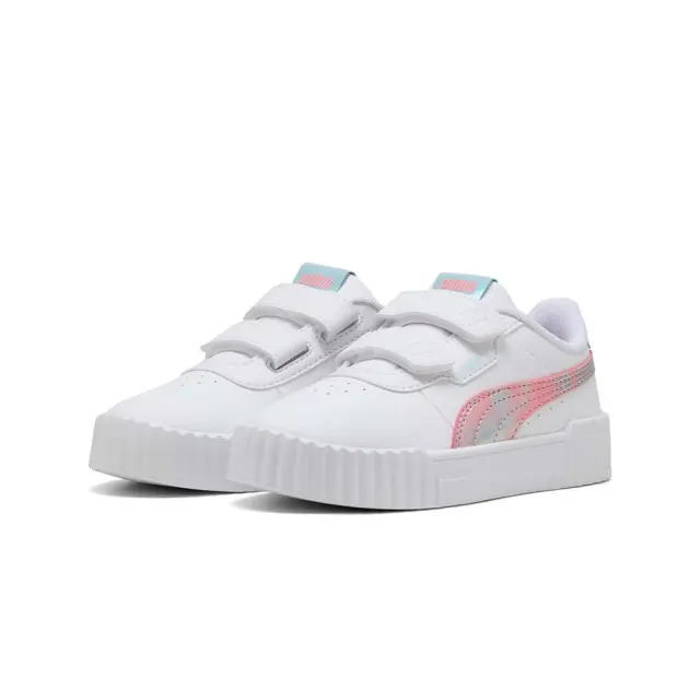 Puma Girl's Carina 3.0 Space Belle V (PS) Άσπρο - Ροζ 402806-01 (Puma) 3