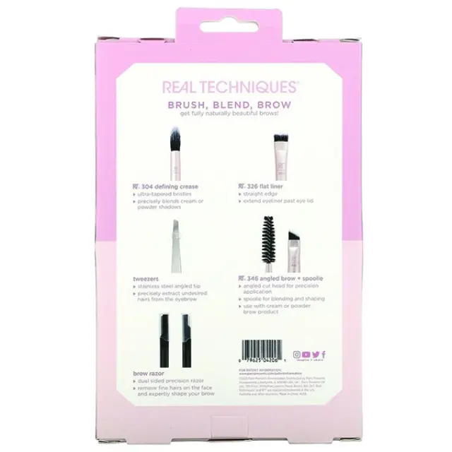 Real Techniques Blush Blend Brow Gift Set Limited Edition 5τμχ 3