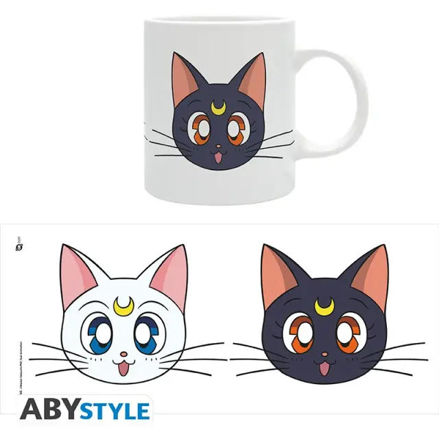 SAILOR MOON - Mug - 320 ml - Luna + Artemis 3