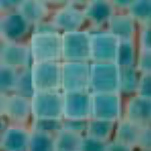 Mini Κεραμική Ψηφίδα 5x5x3mm, Light Turquoise, WG07 ~10gr ~100τεμ