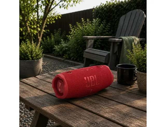 Aδιάβροχο Aσύρματο Ηχείο JBL Charge 6 (JBLCHARGE6RED) με ενσωματωμένο Powerbank - 45W - Bluetooth - Auracast™ - RedJBLCHARGE6RED