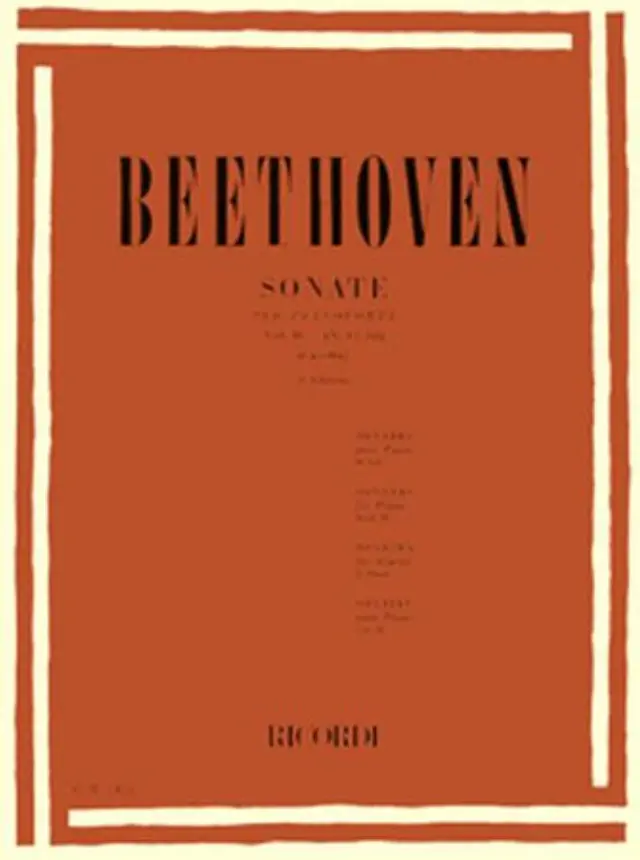 L.V.Beethoven - Sonate per pianoforte Vol. II (N. 17-32) / Εκδόσεις Ricordi