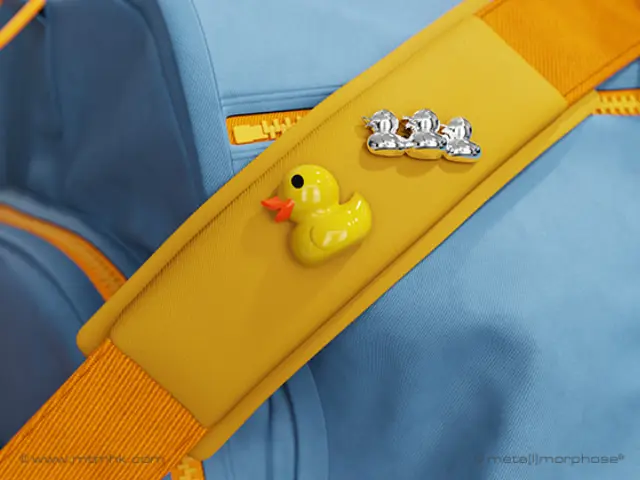 Metalmorphose Σετ 2 Καρφίτσες / 3D Metal Fashion Pins: Duck & 3 Ducklings 2