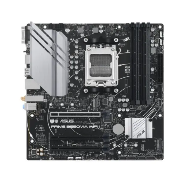 ASUS PRIME B650M-A WIFI II AMD B650 Socket AM5 micro ATX (90MB1EG0-M0EAY0) (ASU90MB1EG0-M0EAY0) 2