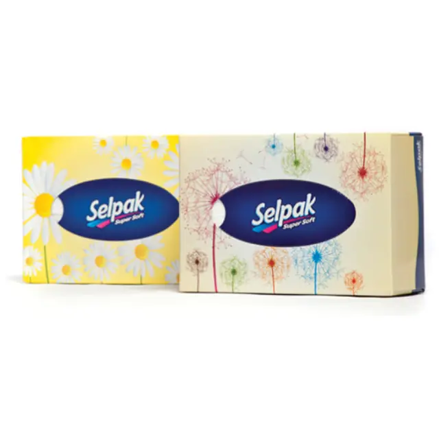 Selpak 70 Χαρτομάντηλα Facial Mini 3 φύλλα