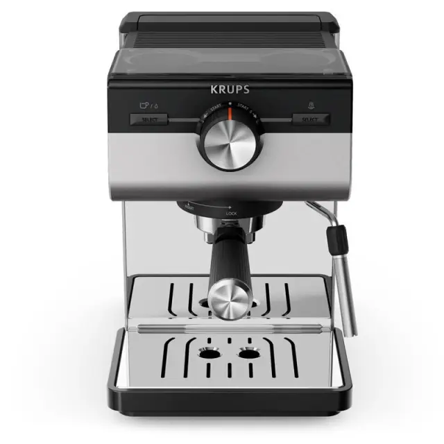 Krups XP384E10 Αυτόματη Μηχανή Espresso 1140W Πίεσης 15bar Ασημί 2