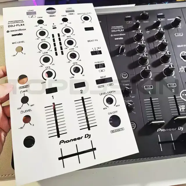 TOPDJSKIN PIONEER DDJ-FLX4 (WHITE) 3