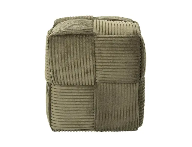Σκαμπό Πουφ Scott Home Deco Factory με διαστάσεις 36x36x38cm - Green HD0541 2