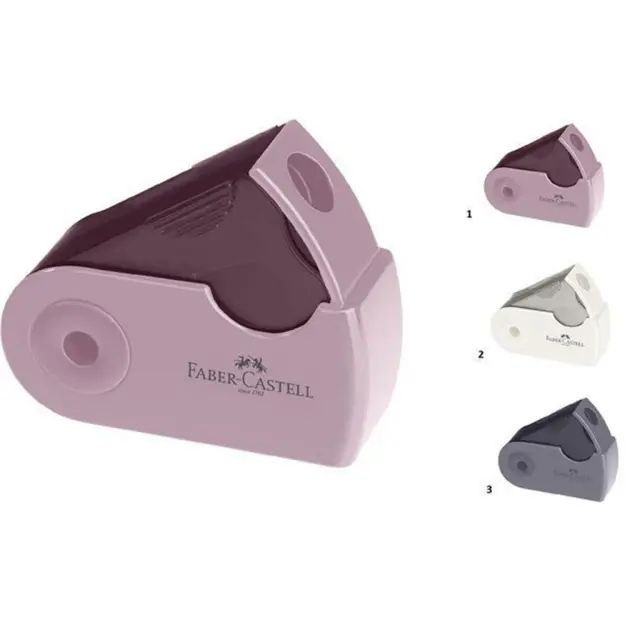 Faber-Castell Mini Sleeve Πλαστική Ξύστρα Πολύχρωμη (Διάφορα Χρώματα)/ 182734 (Faber Castell)