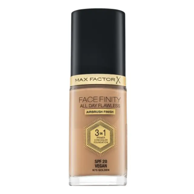 Max Factor Facefinity All Day Flawless Flexi-Hold 3in1 Primer Concealer Foundation SPF20 Liquid Foundation 3in1 75 30 ml