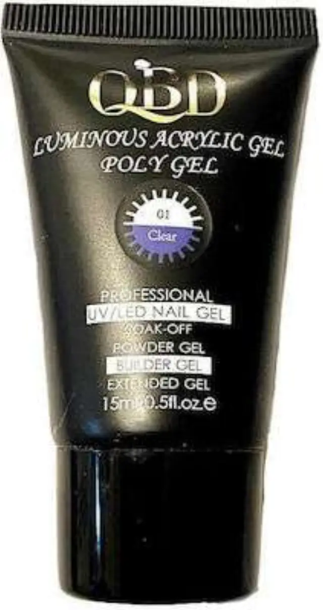 QBD Acrygel Uv/Led luminous Poly gel change color 15ml 001