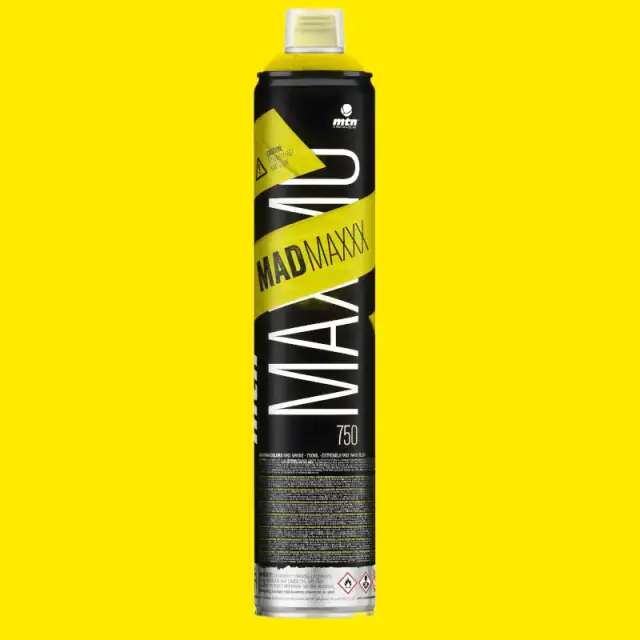 MTN Mad Maxxx Spray Paint XXLRV-1021 Light Yellow