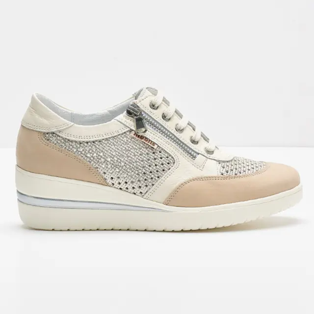 Mephisto Sneakers Γυναικείο δέρμα Μπεζ MEP/PRECILIA NUDE