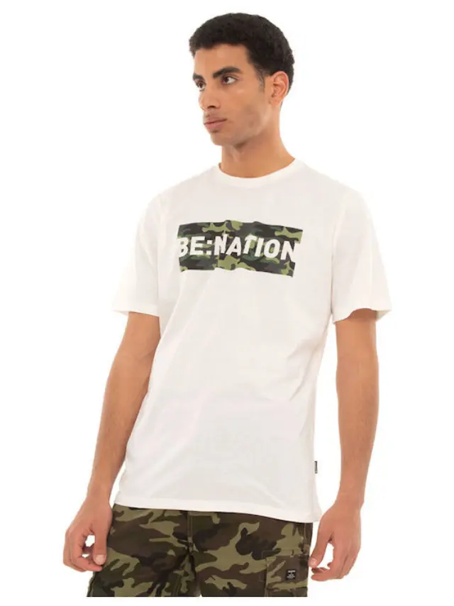 BE NATION CAMO PRINT S/S TEE - XXL 2